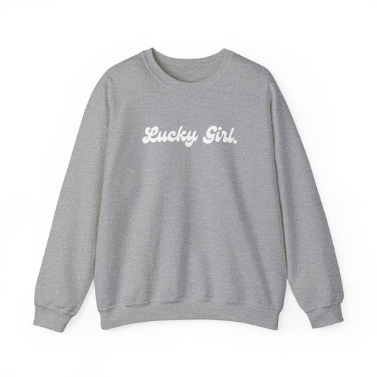 Lucky Girl Sudadera Unisex Heavy Blend™ Crewneck Sweatshirt